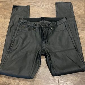 H&M faux leather pants